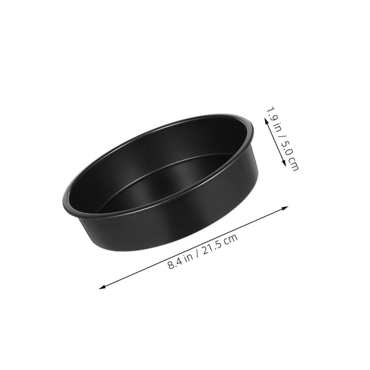 SOLUSTRE 3pcs Nonstick Round Cake Extra Deep Baking Pans for Cakes Pastries and Desserts Scratch User Friendly Bakeware for Home Bakers