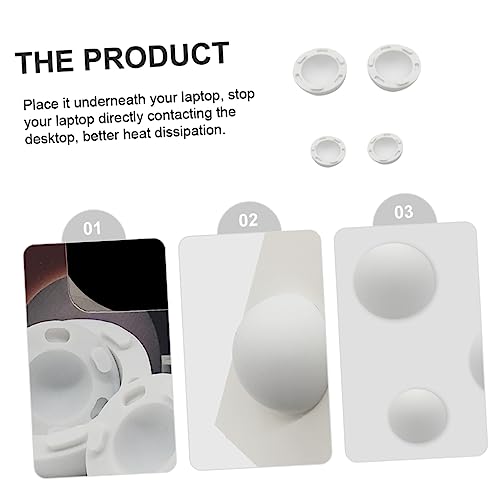 Elevadores de silicona antideslizantes para laptop Homoyoyo miniatura 4