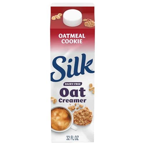 Silk Oat Creamer, Oatmeal Cookie, Smooth, Lusciously Creamy Dairy Free