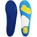 HLYOON PU Arch Support Sports Insoles/Inserts-Shock Absorption and Cushioning, Unisex, Size 7-10, 1 pair