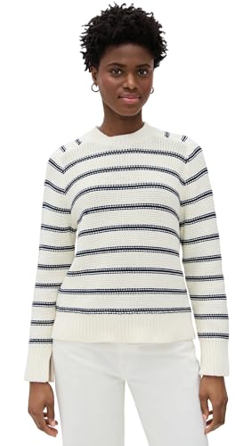 Madewell Women's Stripe Clean Cotton Kyla Pullover
