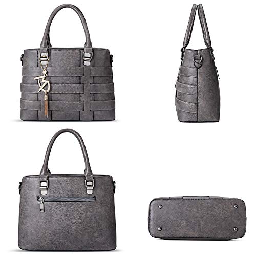 Tibes Designer Handbag for Women Ladies Handbags PU Leather Weave Shoulder Bag Women Top-Handle Purse - Image 4