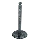 Creative Home 74122 Deluxe Natural Green Marble Paper Towel Holder, Dia. 6-1/2