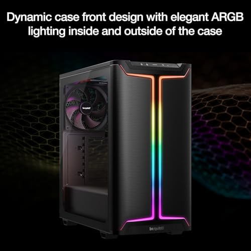 Image of be quiet! Pure Base 501 DX Black Mid-Tower ATX Case | High Airflow | 3 Preinstalled Pure Wings 3 140mm PWM Fans | Optimized Air Pressure | BGW76