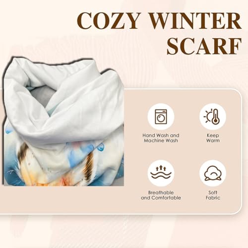 Hiseng Foulards Châles Chic Femmes à Boutons, Mode Couleur Unie Echarpes Triangle Coton pour Femmes, Doux Wrap Automne Hiver Foulard Rétro Noël Chaudes Châles Scarf (Cheval,135-175cm) – vue 7