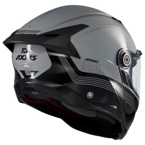 AXXIS Casco Ghostfighter Sv Bitone Negro/gris Large – vue 5