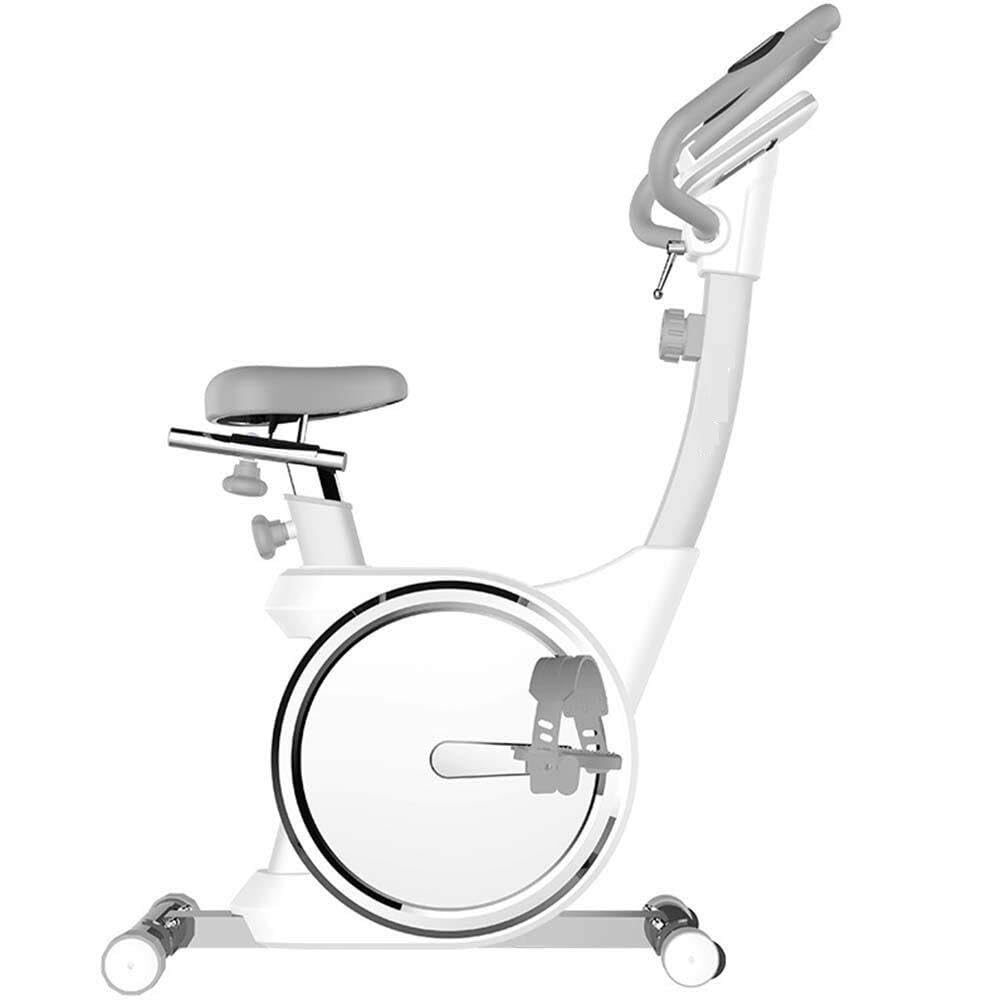 Elektryczny rower treningowy z magnetronem, rower spinningowy z całkowicie ukrytą korbą i odpornością na 8 prędkości, nośność do 110 kg