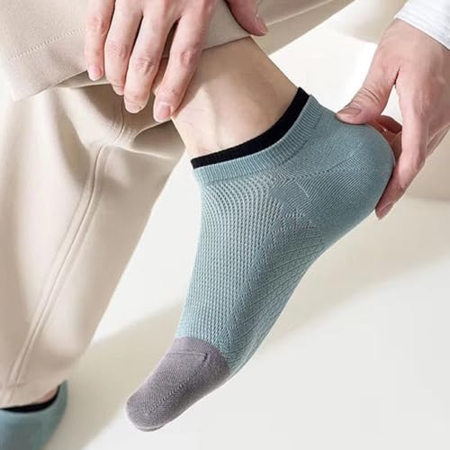 Image of DIVUE Socks for Men and Women | Pack of 7 | Premium Cotton Double Collar Design | Anti Odor, Soft & Breathable, Durable Everyday Wear Ankle Socks | Casual & Sports Use