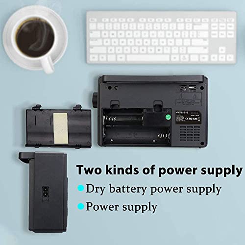 Retekess TR618 Tragbare Radio Batteriebetrieben, Kofferradio für Senioren, Weltempfänger AM FM SW, USB SD TF, Küche, für… - Image 6