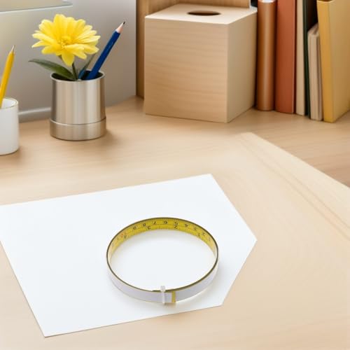 Cinta Métrica Adhesiva para Medición 4 pcs Amarillo miniatura 6