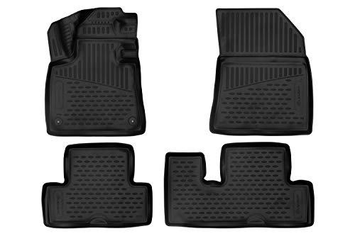 Gummimatten Element Passgenaue Fußmatte Citroen C4 Grand Spacetourer 2018-4tlg