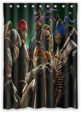 Scott Shop Fashion Custom Teenage Mutant Ninja Turtles Window Curtain Thermal Insulated Blackout Window Curtains Drapery / Panels / Treatment Polyester Fabric 52 "x 72" Inch