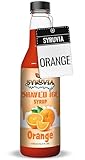 Syruvia Snow Cone Syrup 12.7oz - Orange Syrup For Shaved Ice, Snow Cones, Slushies, Italian Soda, Popsicles. Kosher, Dairy Free