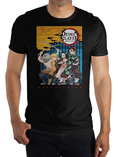 Bioworld Demon Slayer Short-Sleeve T-Shirt-Large