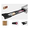 36/48V KUNTENG(KT) 25A E-Bike Brushless DC Motor Controller with 1T5 Cable, 500W/750W Waterproof Electric Bicycle 9 Mosfet Sine Wave Electric Bike Controller Replacement for Bicycle E-Bike Scooter #4