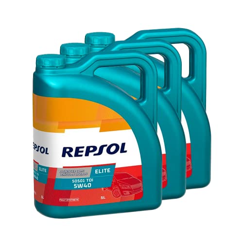 Repsol Aceite Motor Elite TDI 50501 5W-40 5 litros (15 litros)