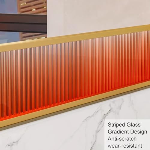 Cloison décorative en verre dégradé haut de gamme pour aménagement de salle