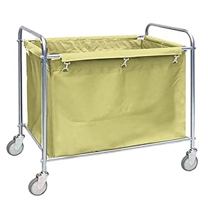 KLYDBMYT Wäschewagen, großer gewerblicher Wäschekorb