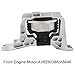 JDMON Front Engine Motor Mount Replacement for Ford Focus 2.0L 2012-2018 (Auto Dual Clutch Trans) Compatible with AV6Z6038A,A5646