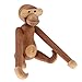 JoyMall Teak Monkey Decorations for Home,Wooden Hanging Monkey Doll Figurine Teak Wood Animal Statues Home Decoration (Monkey)