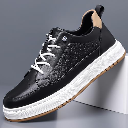 Men's Casual Dress Sneaker Comfortable Breathable Lace-Up Fashion Sneakers2