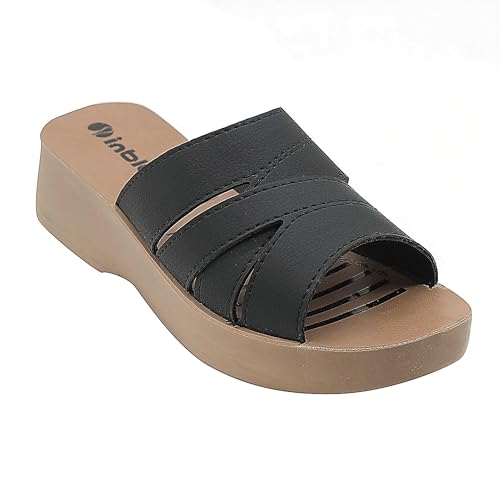 Image of inblu Stylish Fashion Slipper for Women | Comfortable | Lightweight | Anti Skid | Casual Office Footwear (MR02 NT)