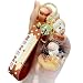 YOU WIZV Kawaii Bear Boba Keychain - Cute Liquid Water Charm for Backpacks, Adorable Gift for Women Boy Girls
