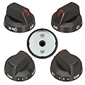 Sieri NX60T8511SG/AA NX60A6311SG/AA NX60A6511SB/AA NX60T8711SG/AA NX60A6111SB/AA Knob for Samsung Gas Stove Replacement Knobs for -DG94-03955A Replaces DG94-03955D DG94-03797E DG94-03443N