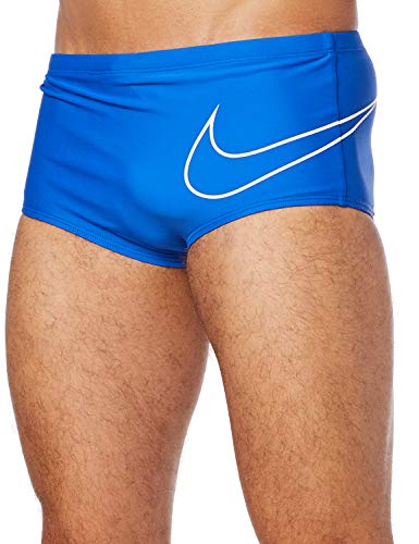 Sunga Big Swoosh Larga Nike Homens GG Azul