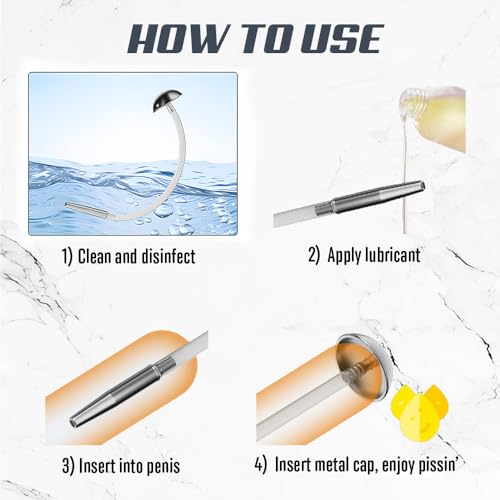 Image of Male Sex Toys Riftbreaker Urine Shower Dilator Catheters Urethral Sounds Adult Sex Toys for Penis Urethral Stimulation OH-OT-292