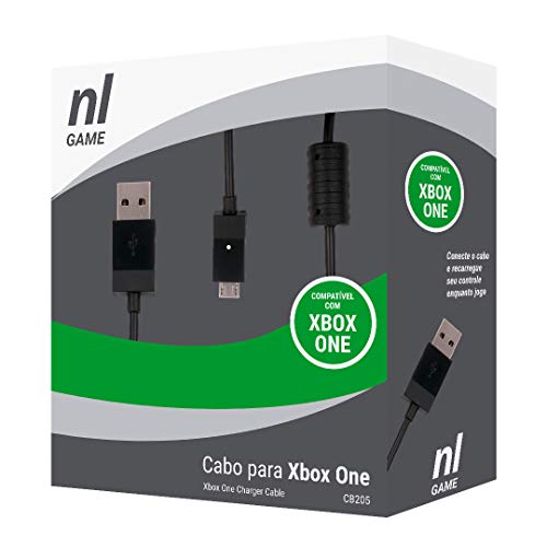 CB205 Cabo para Xbox One, Newlink, Joysticks e controles para computador, Preto
