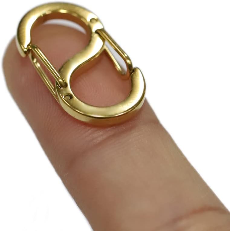 2+1 Pieces Lobster Clasp Double Opening Lobster Clasp Lock Necklace Connector