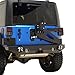 EAG Rear LED Bumper with Tire Carrier W/Linkage Fit for 07-18 Jeep Wrangler JK
