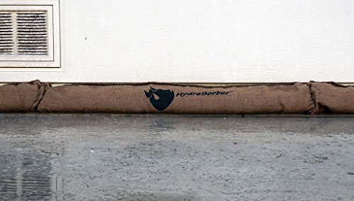 HydraSorber - Sandless Sandbags - Water Absorbent Flood Barrier - 11ft Long X 8in Wide - Single Unit