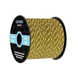 LUYADIN Paracord 240lb - Diameter 2mm Micro Utility Cord -3 Strand Parachute Spool Cord - 100ft 200ft,Paracord for Camping,Hiking,Fishing,Outdoor and DIY