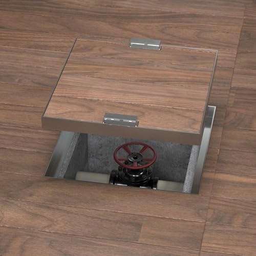 Couvercle invisible en acier inoxydable 30x30 pour drain - 7