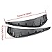 KACEPAR Universal Car Side Door Fender Vent Air Wing Cover Trim, Carbon Fiber