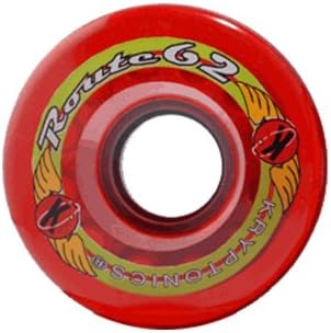 Kryptonics Route 62mm Roller Skate Wheels - 8 Pack 2011