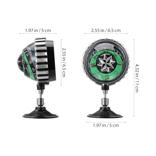 Brújula para auto con ventosa para tablero miniatura 2