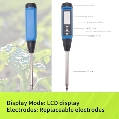 Testeur de nutriments du sol LY606 avec mesure de conductivité EC