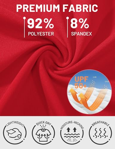 Image of MIER Polo Shirts for Men Short Sleeve Dry Fit Performance Golf Tennis Active Collared Shirts, UPF 50+ Sun Protection