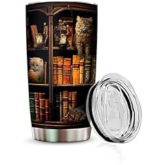 Black - Bookshelf with cat