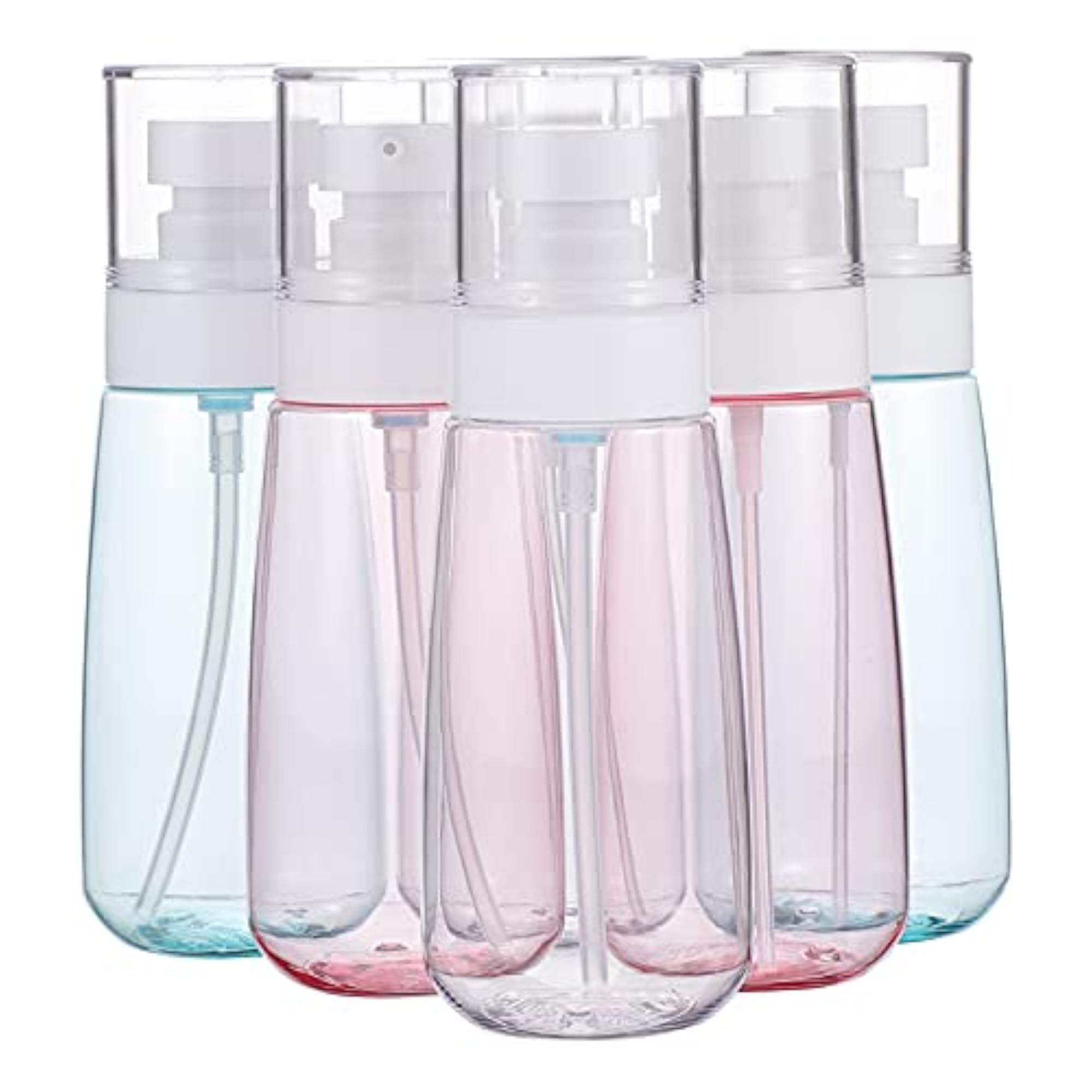6pcs Spray Bottles 100ml Clear Empty Fine Mist Mini