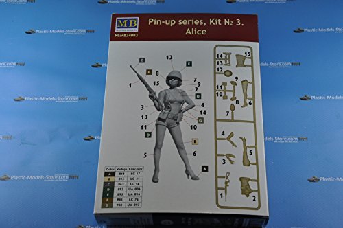 Master Box US Army Girl PIN-UP Series, KIT № 3 Alice 1/24 miniatura 3