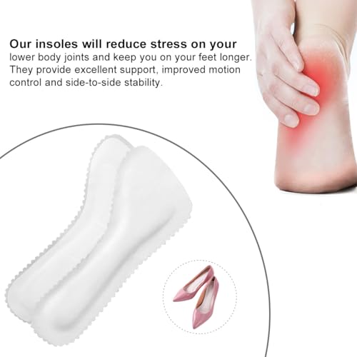 Plantillas para Tacones Altos de Mujer 1 Par Antideslizantes de Cuero miniatura 3