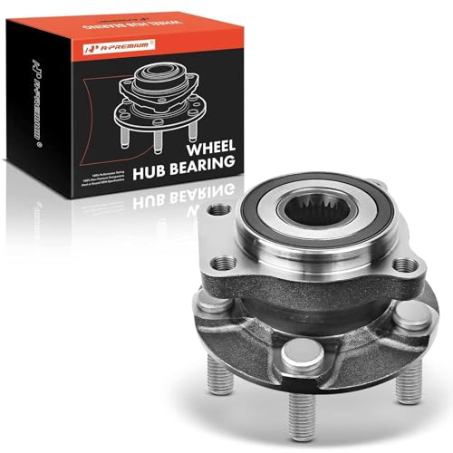 A-Premium Front Wheel Bearing and Hub Assembly with 5-Lug Compatible with Subaru Outback 2005-2014, Legacy 2005-2014, Without ABS by A-Premium - Used condition - US$35.69