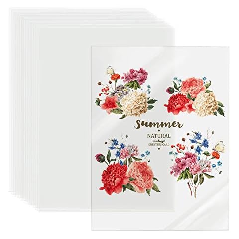 QYH Transparency Film for Inkjet Printers 100% Clear Overhead Projector Transparencies and Screen Prints (8.5x11 Inches) 60 sheets Cover