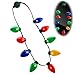 Produktbild Anzmtosn Light Up Flashing Glow In The Dark Halskette LED-Glühbirnen für Kinder Erwachsene, Weihnachten Weihnachten Geburtstag Hochzeit Halloween Rave Karneval Party Supplies begünstigt Zubehör Beste