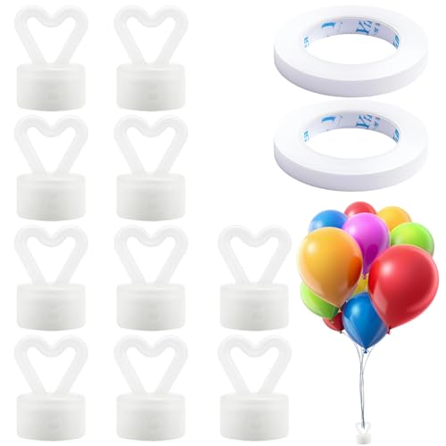 12Pcs Balloon Weights,Balloon Weights and Ribbon for Helium Balloons, Ideal for Wedding, Birthday Party and Event Decorations