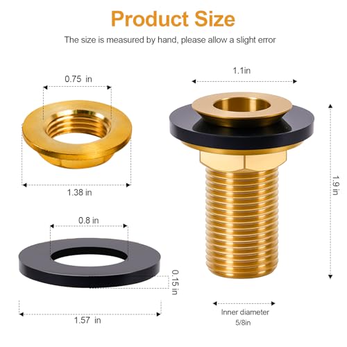 Kit de Drenaje para Bandeja de Goteo de Latón 1/2" NPT miniatura 6